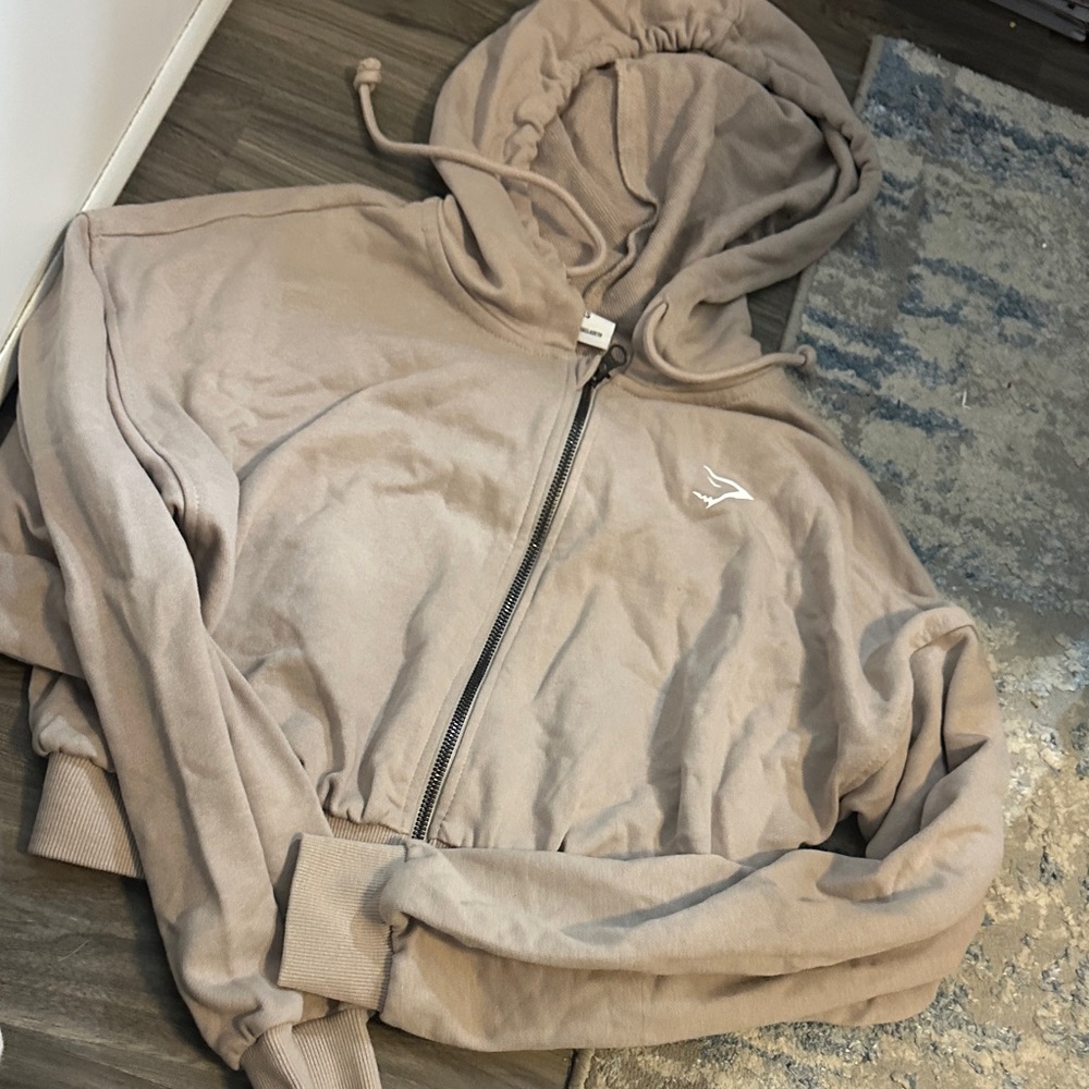 Women's Tan Hoodie Sweater